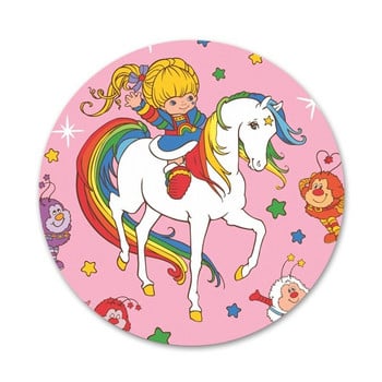 Брошка за значка Rainbow Brite Аксесоари за игли за дрехи Декорация на раница Подарък 58 мм