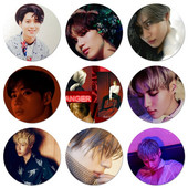 58 mm KPOP SHINee Taemin ikone igle broševi za ukrase znački metalne značke za ukrašavanje ruksaka