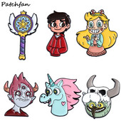 AD854 emailiga nööpnõelad Multifilm Pross Võluv armas pross Märk riiete jaoks Kleit Laste Pin