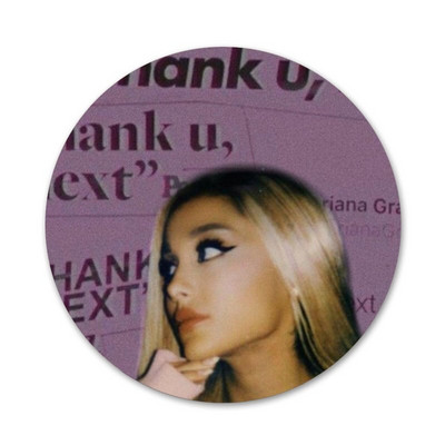 Thank U, Next Ariana Grande Ikone Igle Značke Dekoracija Broševi Metalne značke Za Ukrašavanje ruksaka 58 mm