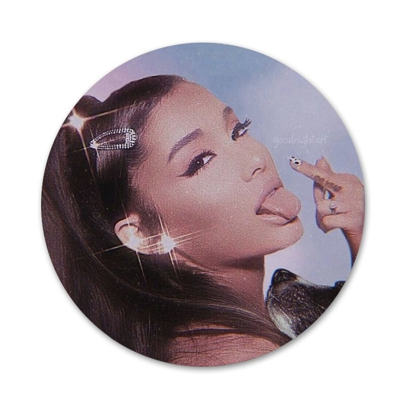 Thank U, Next Ariana Grande Ikone Igle Značke Dekoracija Broševi Metalne značke Za Ukrašavanje ruksaka 58 mm