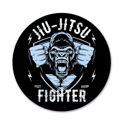 58 mm Judo Jiu Jitsu Ikone Igle Dekoracija znački Broševi Metalne značke za odjeću Dekoracija ruksaka