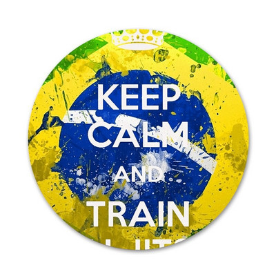 58 mm Judo Jiu Jitsu Ikone Igle Dekoracija znački Broševi Metalne značke za odjeću Dekoracija ruksaka