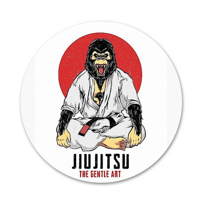 58 mm Judo Jiu Jitsu Ikone Igle Dekoracija znački Broševi Metalne značke za odjeću Dekoracija ruksaka