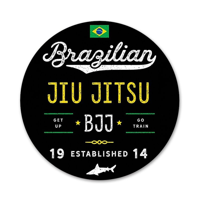 58 mm Judo Jiu Jitsu Ikone Igle Dekoracija znački Broševi Metalne značke za odjeću Dekoracija ruksaka