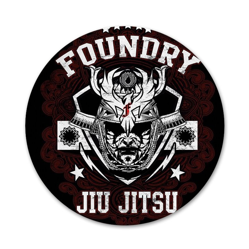 58 mm Judo Jiu Jitsu Ikone Igle Dekoracija znački Broševi Metalne značke za odjeću Dekoracija ruksaka