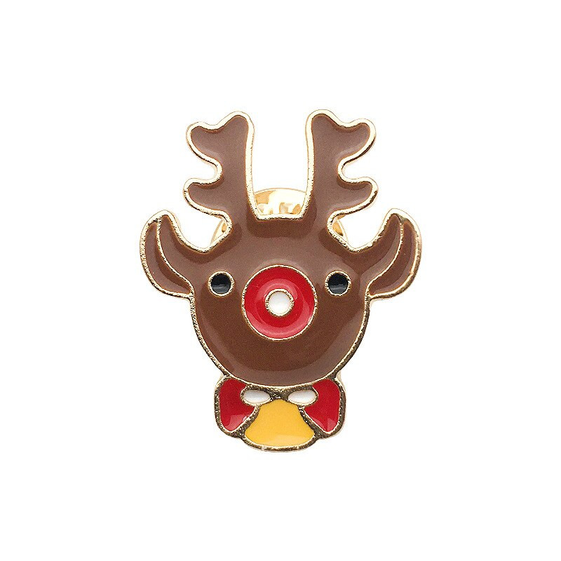 Mode Kerst Broches Kerstman Hoed Handschoenen Kellad Sokken Sneeuwvlok Strass Pak Metalen Pins Märgid Broche Nieuwe Jaar Geschenk