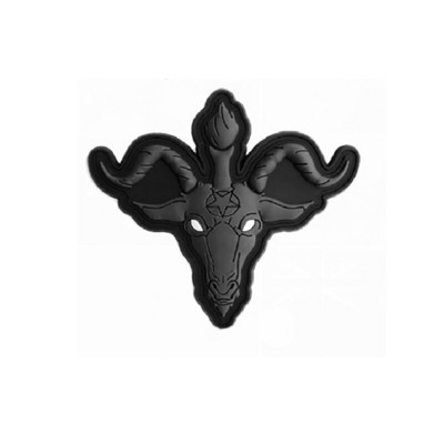Svjetleći PVC flaster Baphomet Ovčja glava Vrag Drevoegipatska mitologija Anubis Gorgona Meduza Indija Boginja Kali Bedž