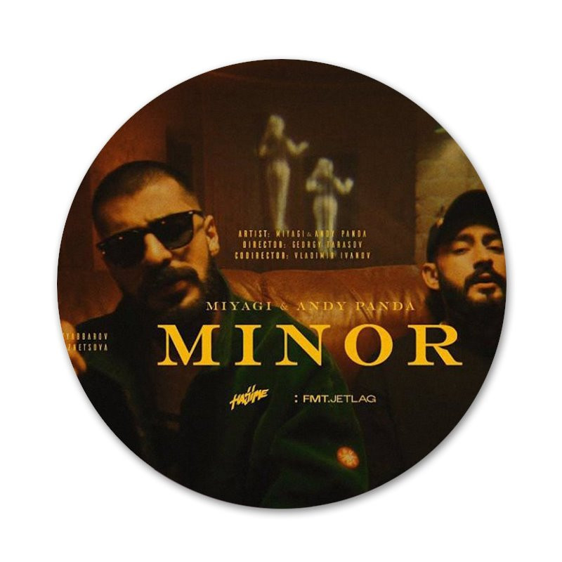 Miyagi & Andy Panda značka broš igla dodaci za odjeću ruksak ukras dar 58 mm