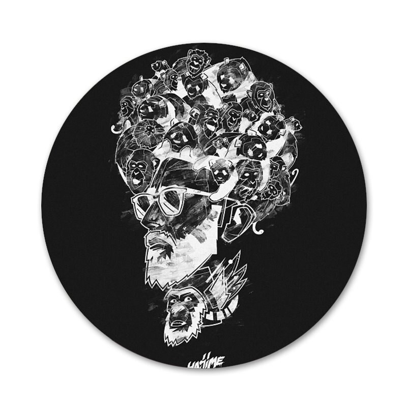 Miyagi & Andy Panda značka broš igla dodaci za odjeću ruksak ukras dar 58 mm