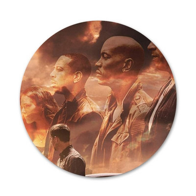 Brzi i žestoki Paul Walker Ikone Igle Dekoracija znački Broševi Metalne značke za odjeću Dekoracija ruksaka 58 mm