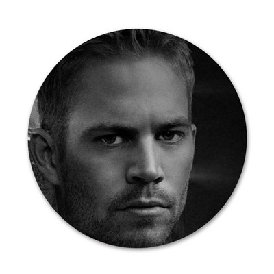 Brzi i žestoki Paul Walker Ikone Igle Dekoracija znački Broševi Metalne značke za odjeću Dekoracija ruksaka 58 mm