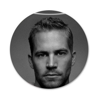 Brzi i žestoki Paul Walker Ikone Igle Dekoracija znački Broševi Metalne značke za odjeću Dekoracija ruksaka 58 mm