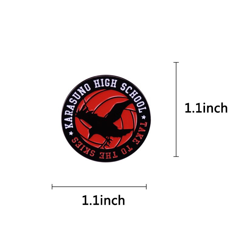 C1898 Võrkpallipoiss Reväärinõelad Märgid Anime Pin Ehted Uusaasta Kingitus Jaapani Manga Seljakott Aksessuaarid Pross