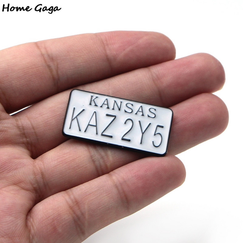 Homegaga Supernatural SPN Cink igle para ruksak ponos odjeća metalna medalja za torbu košulja kapa značka broševi za muškarce žene D1310