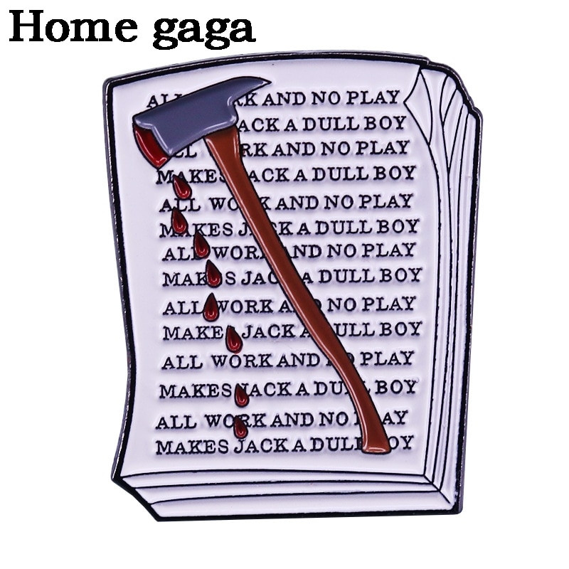 D3013 Homegaga Horor Filmovi Metalni broš Ovratnik Broševi Traperice Košulja Ručna torbica Značka na iglama za ruksak 1 kom