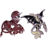 C2967 Broš Pegasus Horse Emajlirana igla Značke Emajlirana igla Igle za revere za ruksake Muškarci Ženski broševi na odjeći Nakit