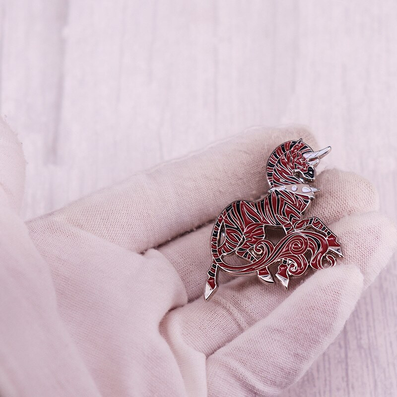 C2967 Broš Pegasus Horse Emajlirana igla Značke Emajlirana igla Igle za revere za ruksake Muškarci Ženski broševi na odjeći Nakit