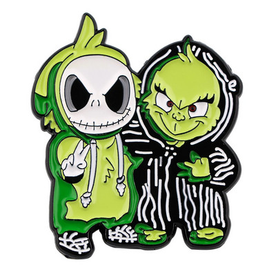 DB758 Slatka emajlirana igla Filmski broševi Džepna igla za rever Crtani praznični bedž Dekoracija ruksaka Nakit Božićni dar