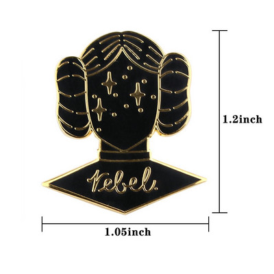 DB758 Slatka emajlirana igla Filmski broševi Džepna igla za rever Crtani praznični bedž Dekoracija ruksaka Nakit Božićni dar