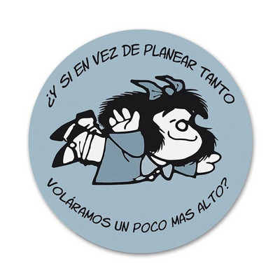 58 mm Mafalda ženklelio sagės smeigtukai Drabužių priedai Kuprinės dekoravimo dovana