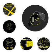58mm HyrCase Twenty One Pilots 21 Pilots Icons Καρφίτσες Διακοσμητικό σήμα Καρφίτσες Μεταλλικές κονκάρδες για διακόσμηση σακιδίου πλάτης