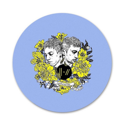 58mm HyrCase Twenty One Pilots 21 Pilots Icons Καρφίτσες Διακοσμητικό σήμα Καρφίτσες Μεταλλικές κονκάρδες για διακόσμηση σακιδίου πλάτης