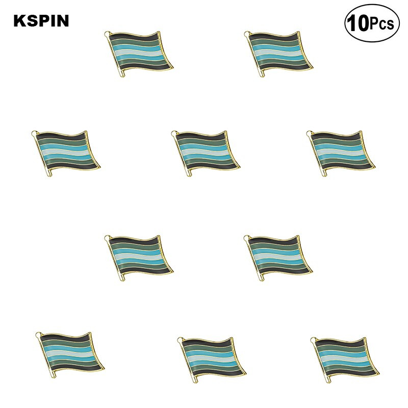 10 bucăți o mulțime de drapel de mândrie ace de rever insignă de drapel broșă ace insigne