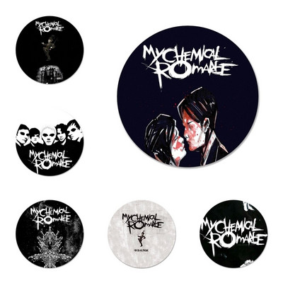 My Chemical Romance Icons Καρφίτσες Διακοσμητικό σήμα Καρφίτσες Μεταλλικές κονκάρδες για διακόσμηση σακιδίου πλάτης 58mm