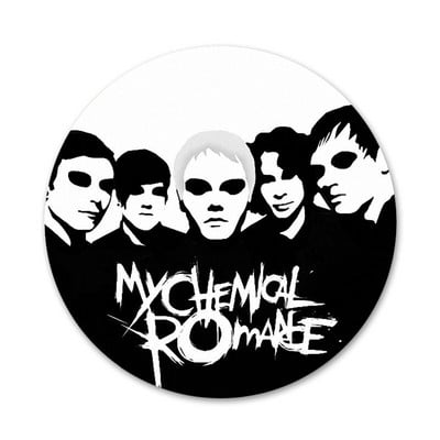 My Chemical Romance Icons Pins Dekorativni broševi za značke Metalni bedževi za ukrašavanje ruksaka 58 mm