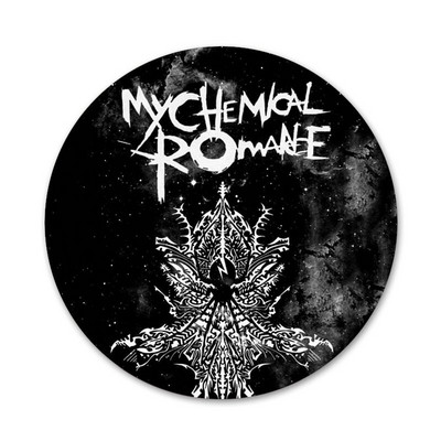 My Chemical Romance Icons Pins Dekorativni broševi za značke Metalni bedževi za ukrašavanje ruksaka 58 mm