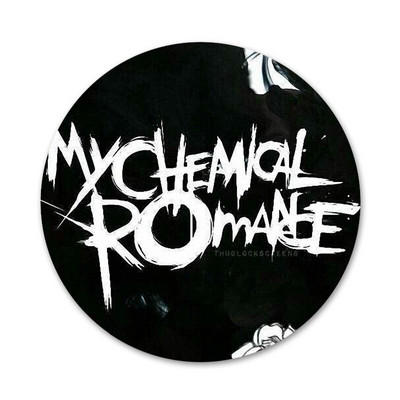 My Chemical Romance Icons Pins Dekorativni broševi za značke Metalni bedževi za ukrašavanje ruksaka 58 mm