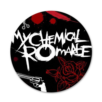 My Chemical Romance Icons Pins Dekorativni broševi za značke Metalni bedževi za ukrašavanje ruksaka 58 mm