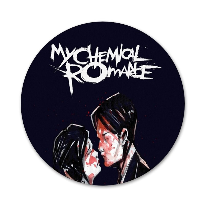 My Chemical Romance Icons Pins Dekorativni broševi za značke Metalni bedževi za ukrašavanje ruksaka 58 mm