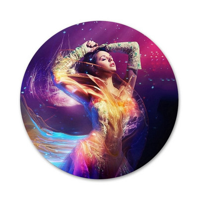 Zumba Dance Fitness Ikoonid Nõelad Märgikaunistus Prossid Metallist rinnamärgid Riiete jaoks Seljakoti kaunistus 58mm