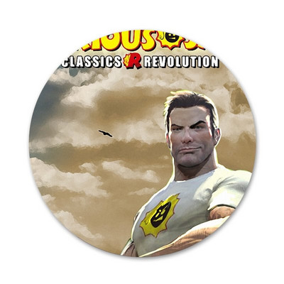 παιχνίδι Serious Sam Badge Καρφίτσα Αξεσουάρ καρφίτσας για ρούχα Δώρο Διακόσμηση σακιδίου πλάτης