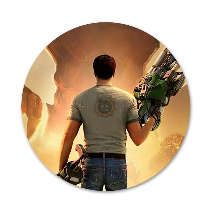 παιχνίδι Serious Sam Badge Καρφίτσα Αξεσουάρ καρφίτσας για ρούχα Δώρο Διακόσμηση σακιδίου πλάτης