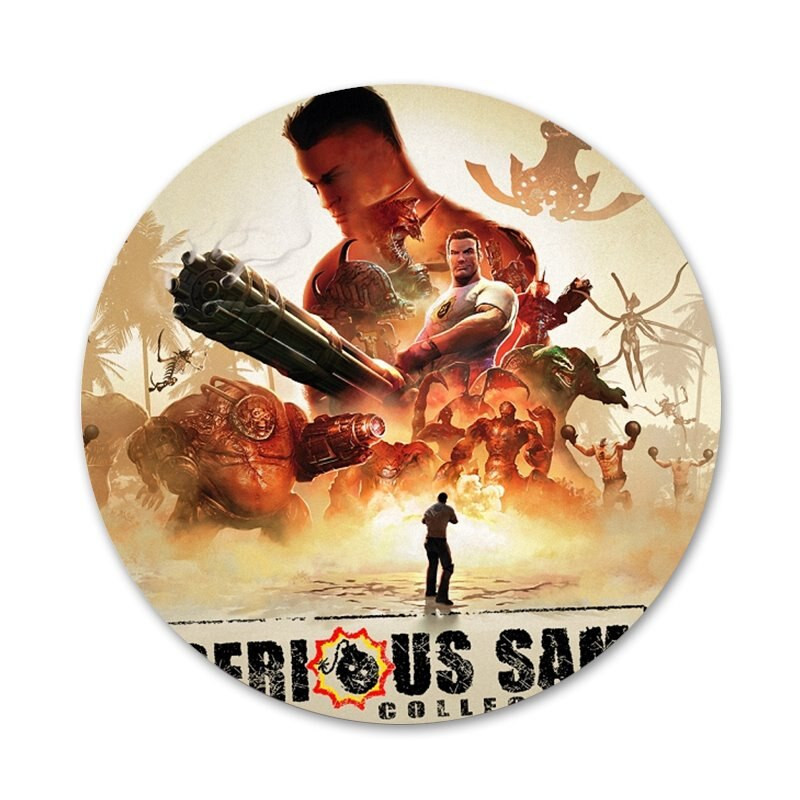 παιχνίδι Serious Sam Badge Καρφίτσα Αξεσουάρ καρφίτσας για ρούχα Δώρο Διακόσμηση σακιδίου πλάτης
