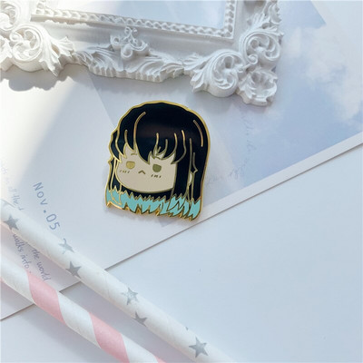 AD1675 Demon Slayer Kawaii Enamel Pin Kimetsu No Yaiba Καρφίτσες για σακίδια κονκάρδες Καρφίτσα σε ρούχα Αξεσουάρ Anime Δώρο