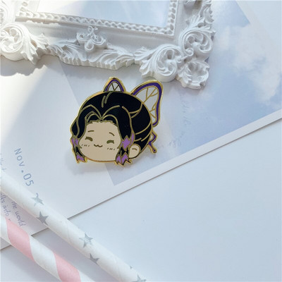 AD1675 Demon Slayer Kawaii Enamel Pin Kimetsu No Yaiba Καρφίτσες για σακίδια κονκάρδες Καρφίτσα σε ρούχα Αξεσουάρ Anime Δώρο