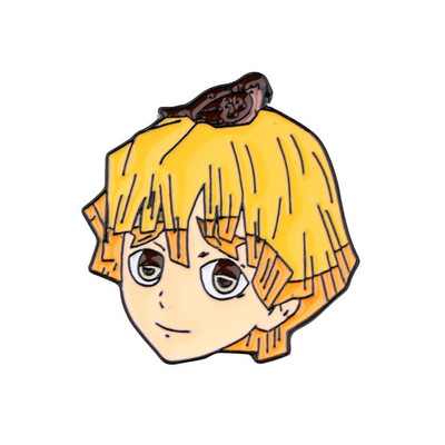 AD1675 Demon Slayer Kawaii Enamel Pin Kimetsu No Yaiba Καρφίτσες για σακίδια κονκάρδες Καρφίτσα σε ρούχα Αξεσουάρ Anime Δώρο