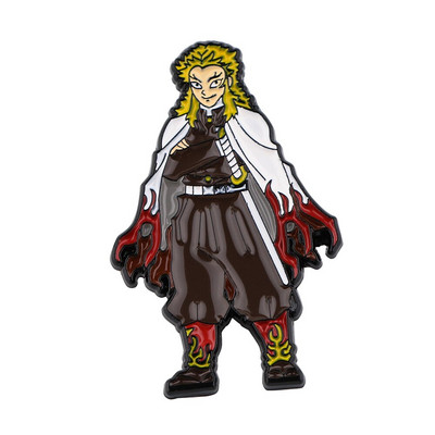 AD1675 Demon Slayer Kawaii Enamel Pin Kimetsu No Yaiba Καρφίτσες για σακίδια κονκάρδες Καρφίτσα σε ρούχα Αξεσουάρ Anime Δώρο