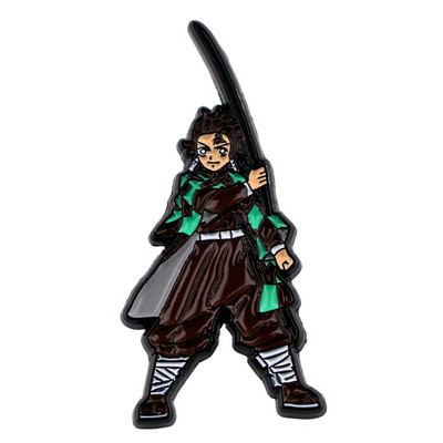 AD1675 Demon Slayer Kawaii Enamel Pin Kimetsu No Yaiba Καρφίτσες για σακίδια κονκάρδες Καρφίτσα σε ρούχα Αξεσουάρ Anime Δώρο