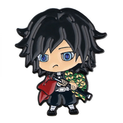 AD1675 Demon Slayer Kawaii Enamel Pin Kimetsu No Yaiba Καρφίτσες για σακίδια κονκάρδες Καρφίτσα σε ρούχα Αξεσουάρ Anime Δώρο