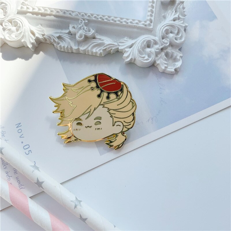 AD1675 Demon Slayer Kawaii Enamel Pin Kimetsu No Yaiba Καρφίτσες για σακίδια κονκάρδες Καρφίτσα σε ρούχα Αξεσουάρ Anime Δώρο