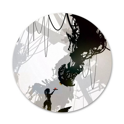 Portal 2 ikone, igle, značke, broševi, metalne značke za ukrašavanje ruksaka, 58 mm