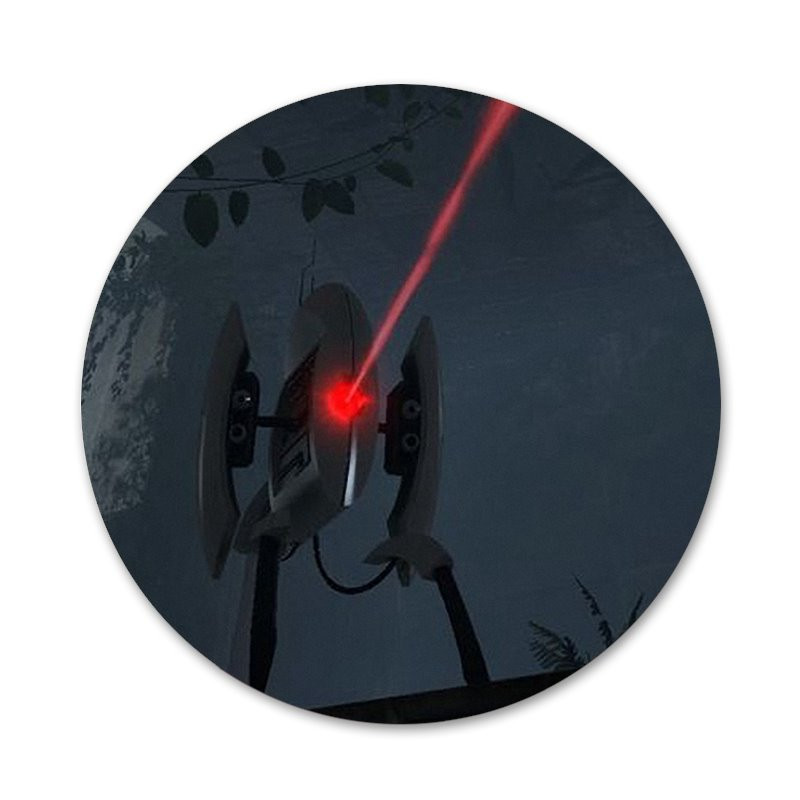 Portal 2 ikone, igle, značke, broševi, metalne značke za ukrašavanje ruksaka, 58 mm