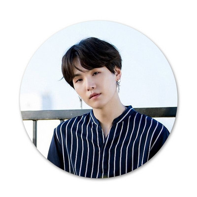 58 mm Suga Min Yoongi KPop značka broš igla dodaci za odjeću ruksak ukras dar