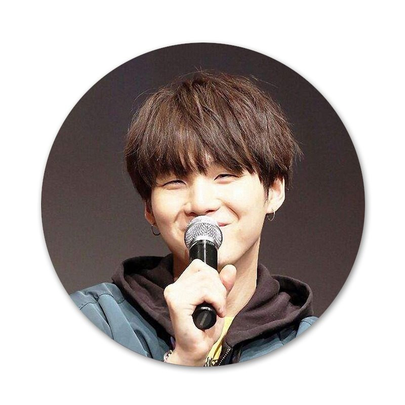 58 mm Suga Min Yoongi KPop značka broš igla dodaci za odjeću ruksak ukras dar