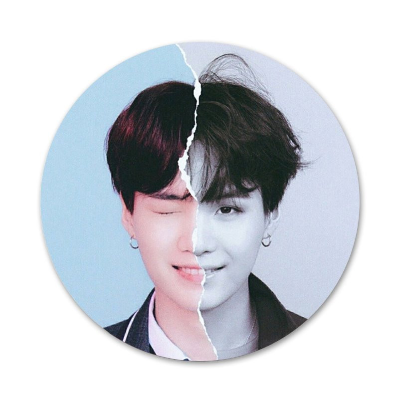 58 mm Suga Min Yoongi KPop značka broš igla dodaci za odjeću ruksak ukras dar
